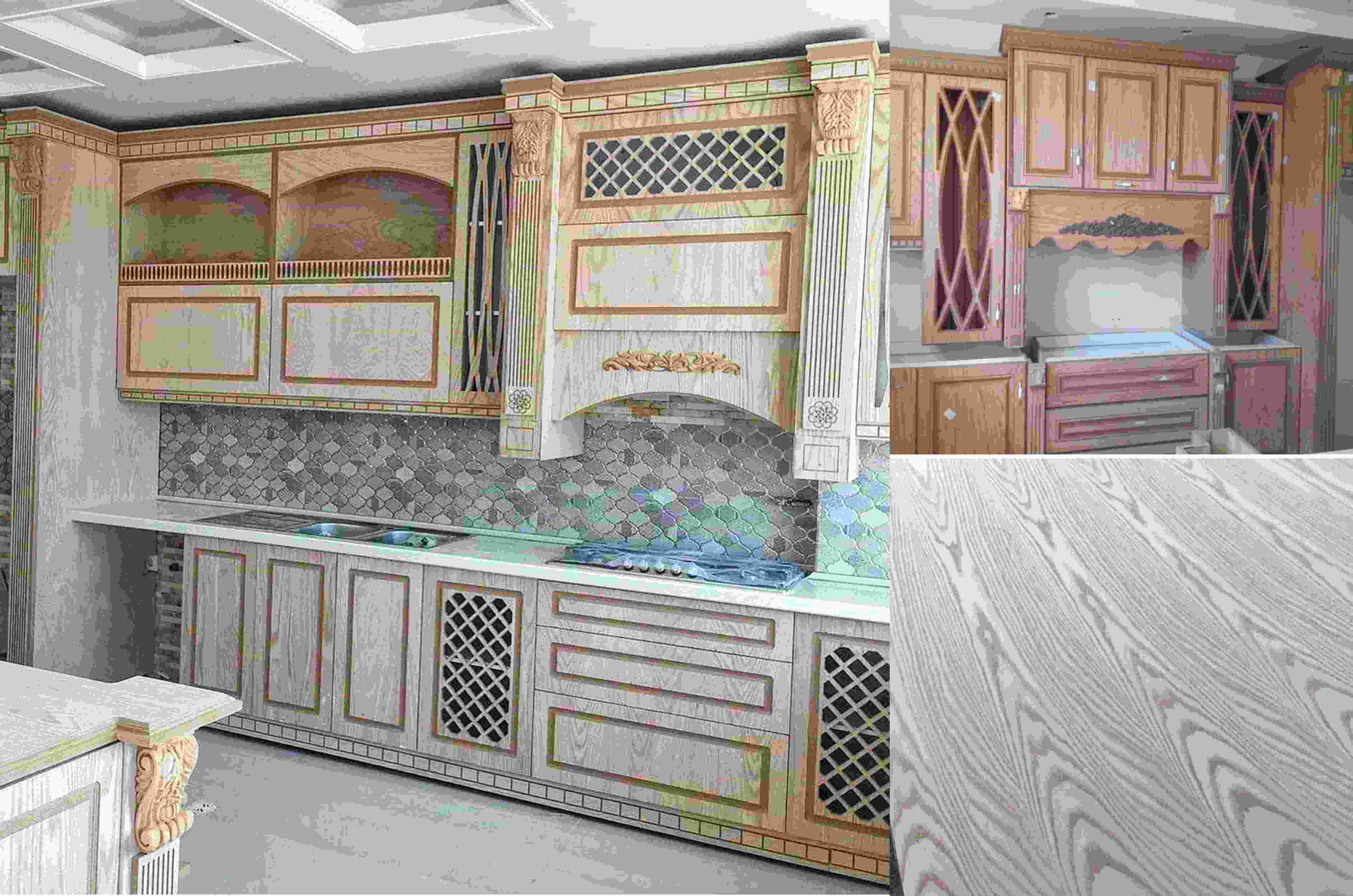 کابینت آشپزخانه با روکش ملچ